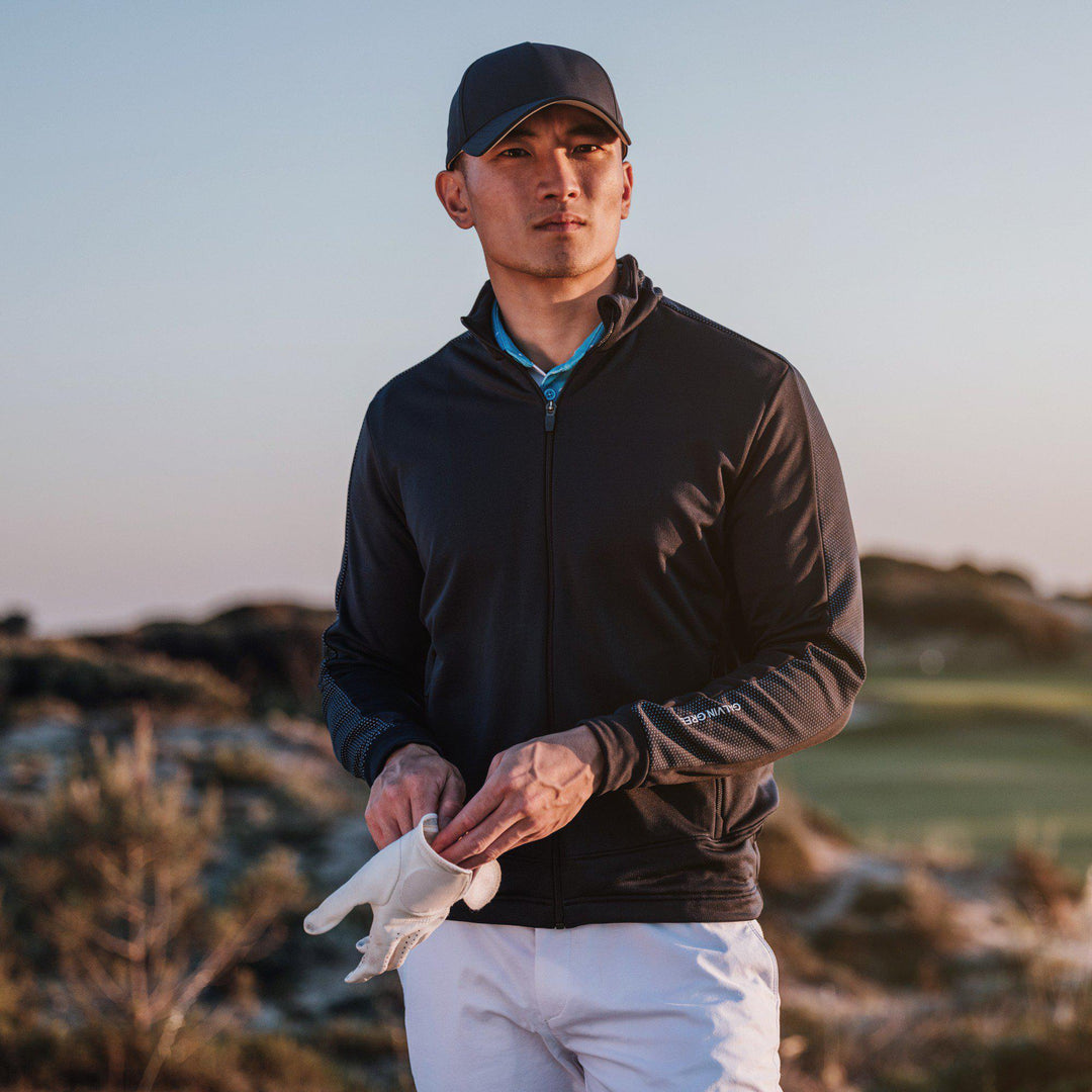 Dawson is a Insulating golf mid layer for Men in the color Navy(9)