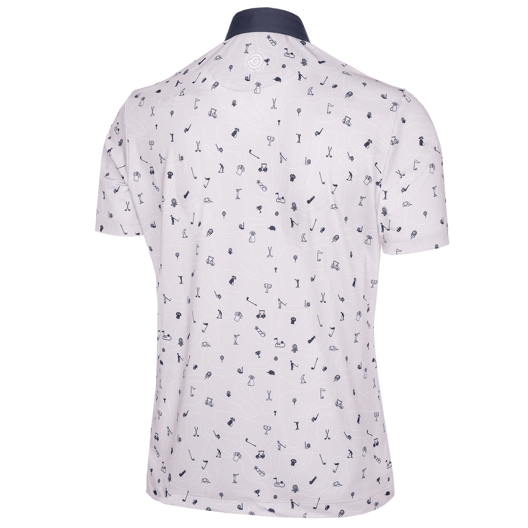 Miro is a Breathable short sleeve shirt for Men in the color Cool Grey(8)