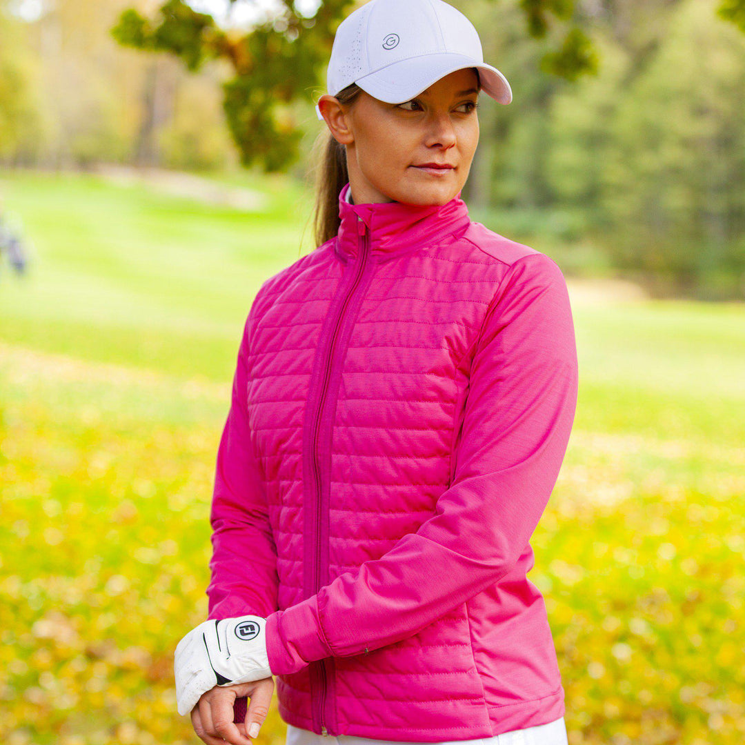 Lorene is a Windproof and water repellent jacket for Women in the color Sugar Coral(2)