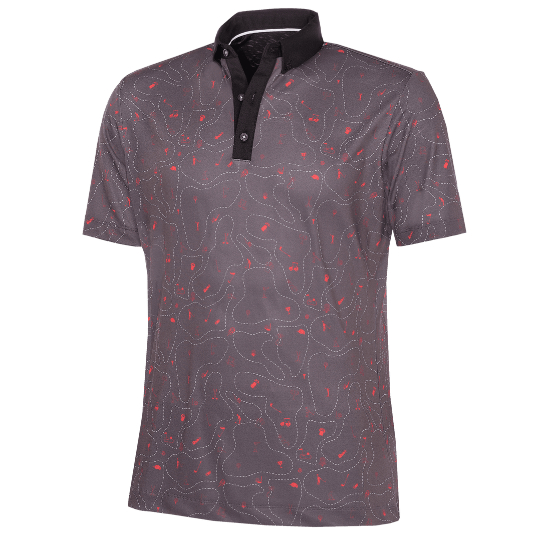 Miro is a Breathable short sleeve shirt for Men in the color Forged Iron(0)