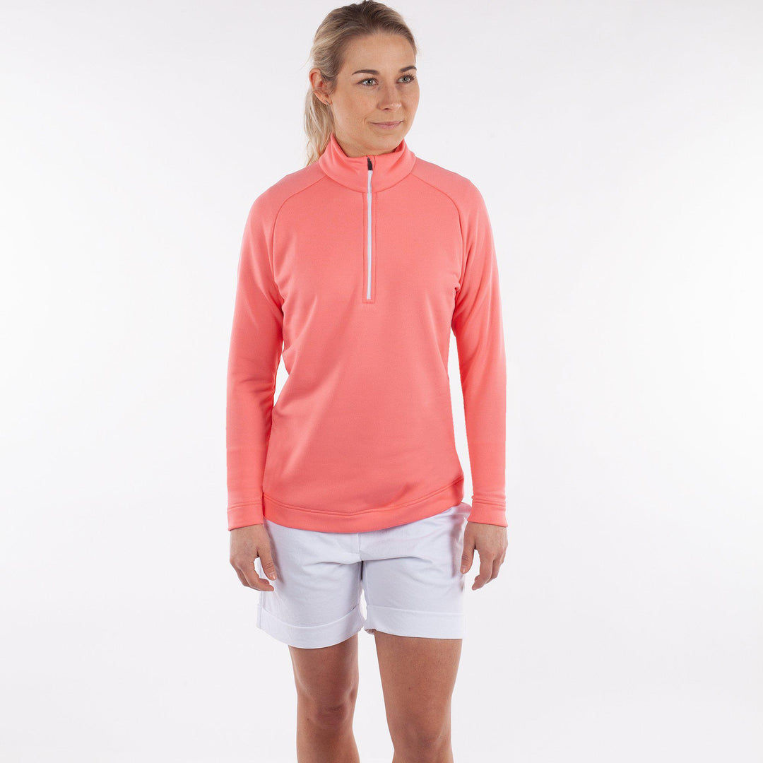 Dolly Upcycled is a Insulating mid layer for Women in the color Imaginary Pink(1)