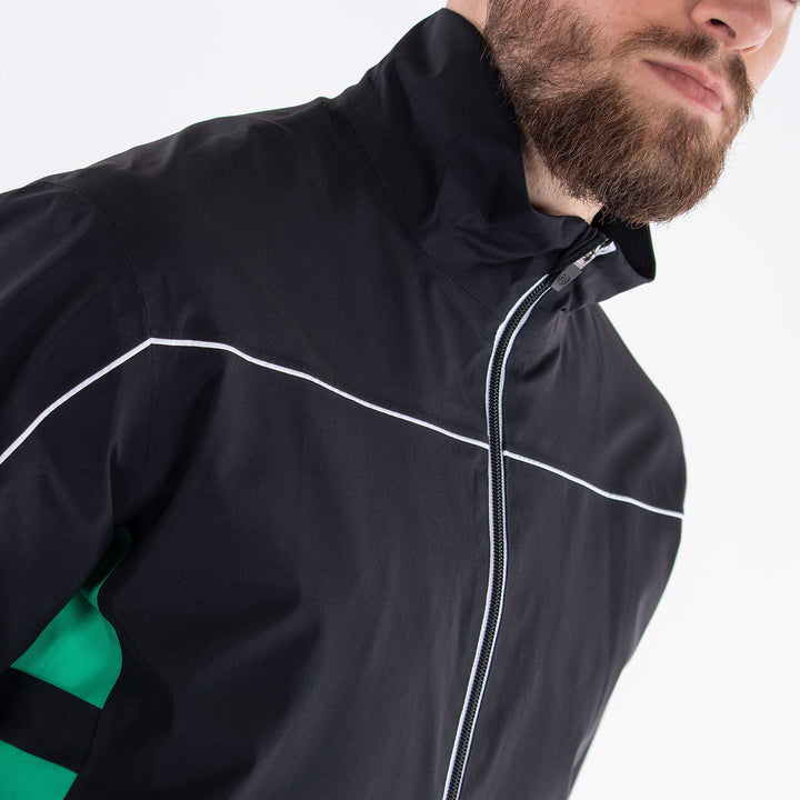Ace is a Waterproof jacket for Men in the color Fantastic Black(3)