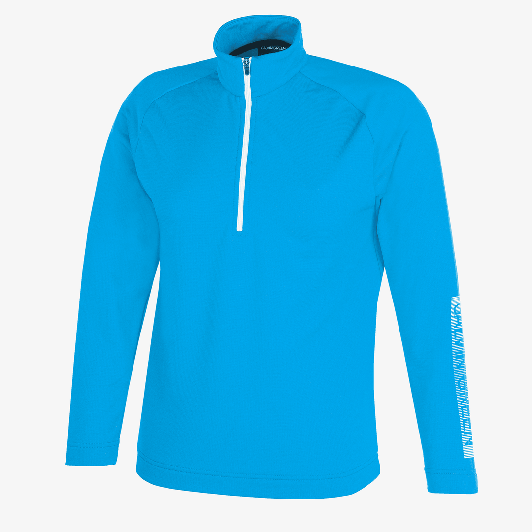 Raz is a Insulating golf mid layer for Juniors in the color Blue(0)