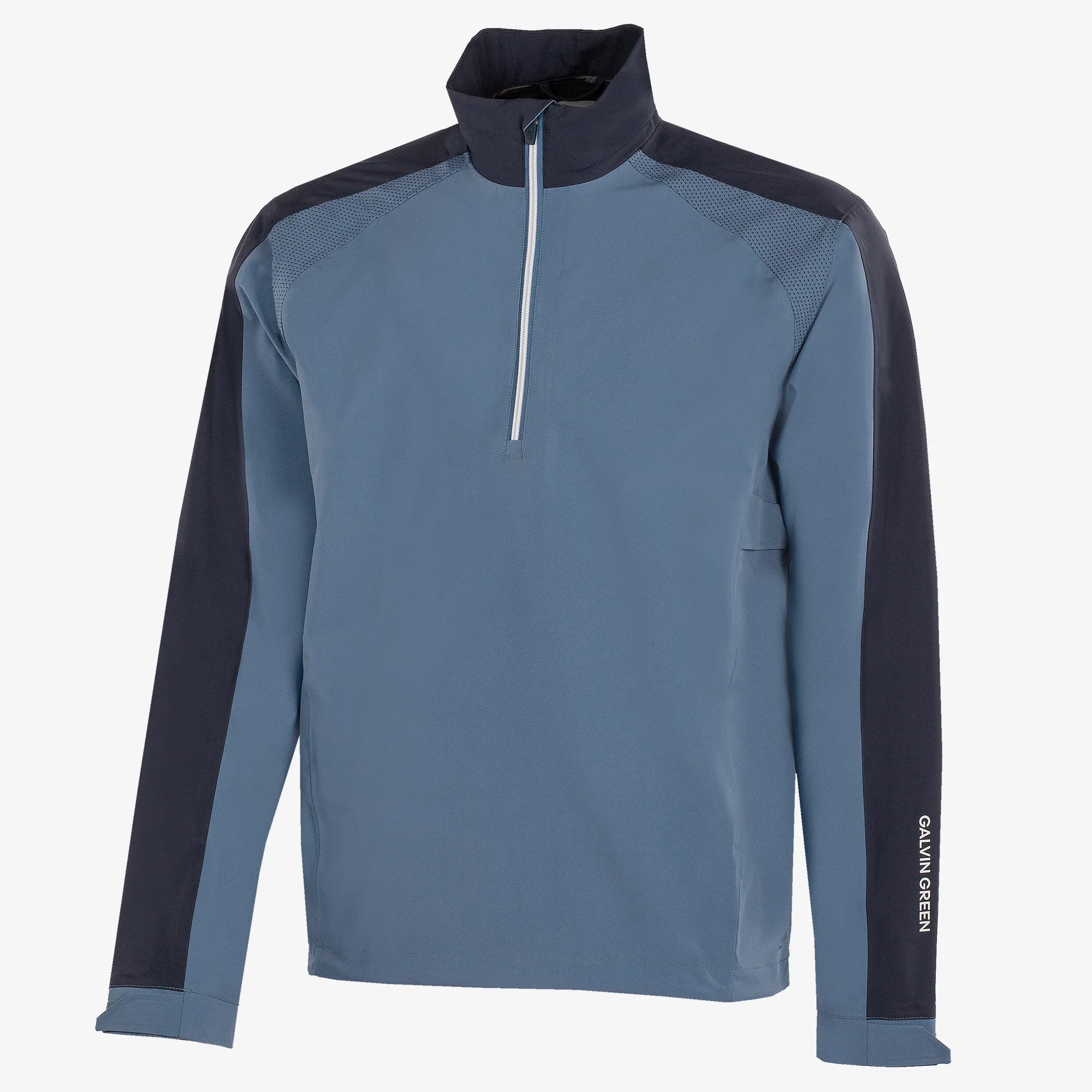Adam Waterproof Golf Jacket Moonlight Blue/Navy – Galvin Green