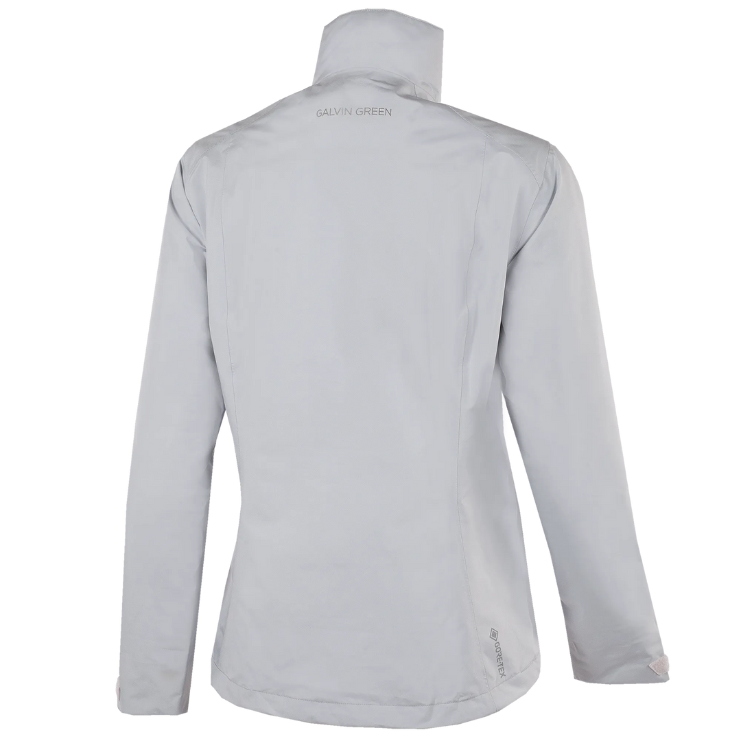 Alice is a Waterproof golf jacket for Women in the color Cool Grey(9)