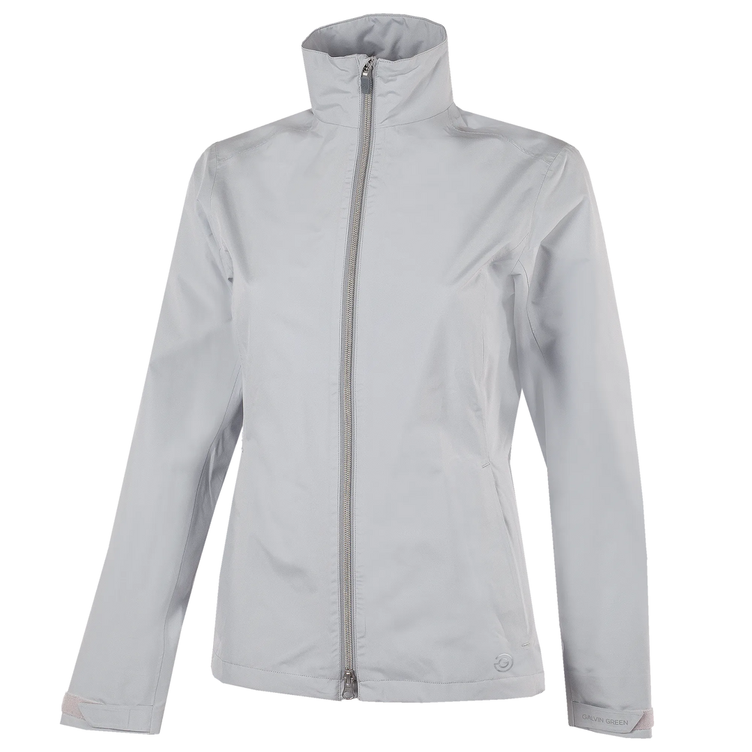 Alice is a Waterproof golf jacket for Women in the color Cool Grey(0)
