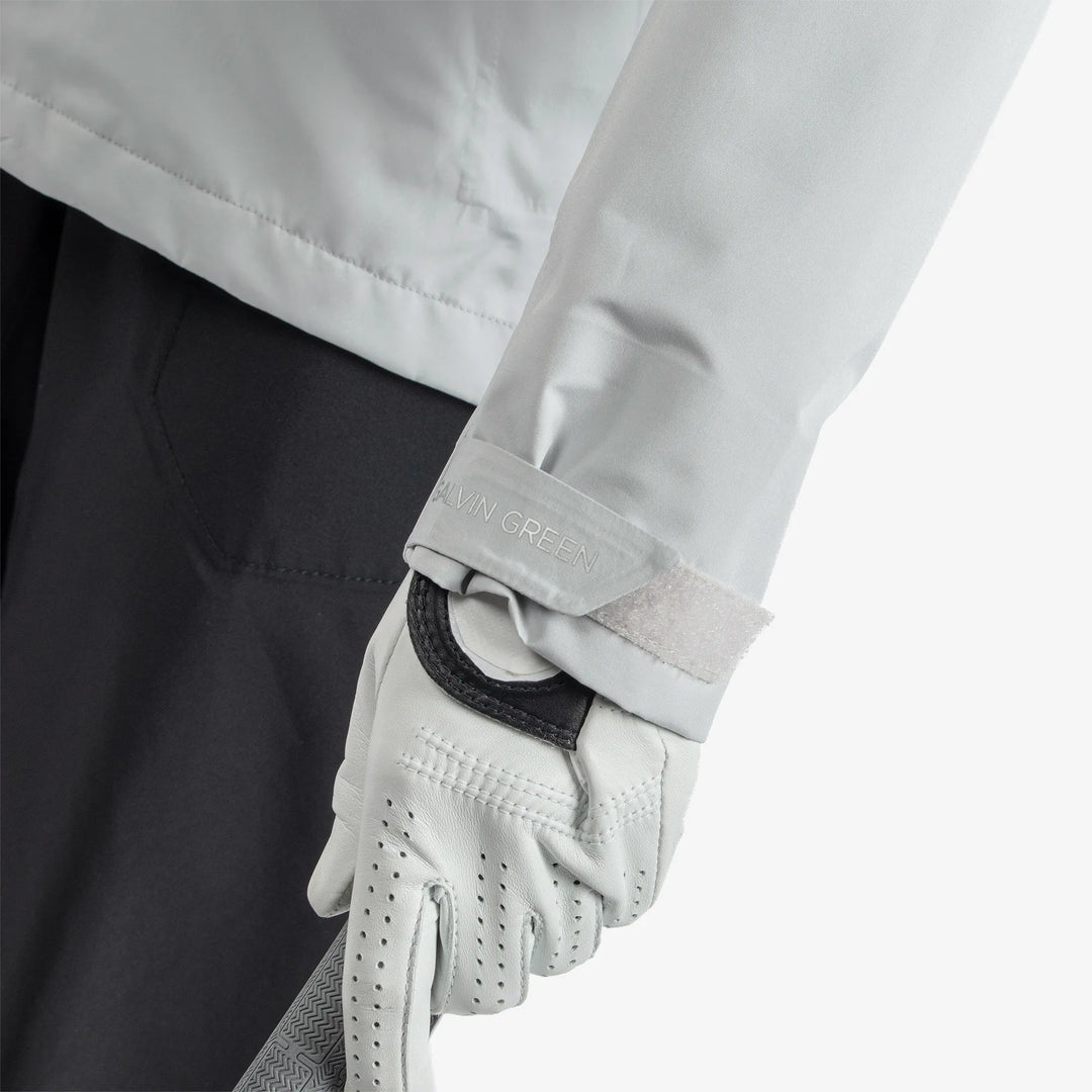 Alice is a Waterproof golf jacket for Women in the color Cool Grey(5)