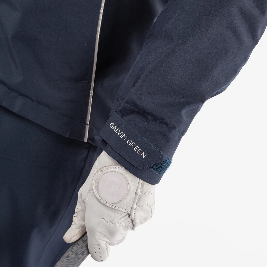 Anya is a Waterproof golf jacket for Women in the color Navy(4)