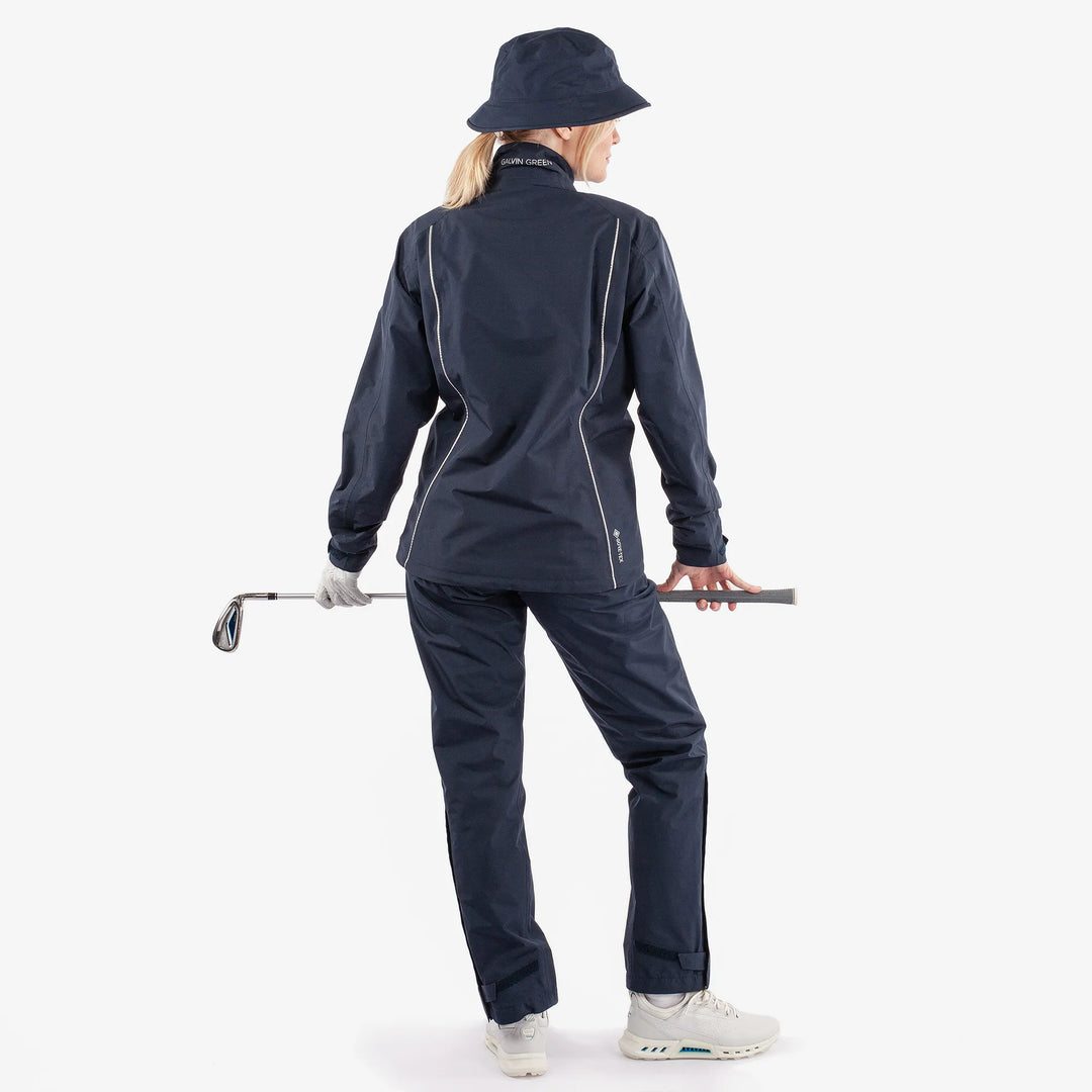 Anya is a Waterproof golf jacket for Women in the color Navy(7)