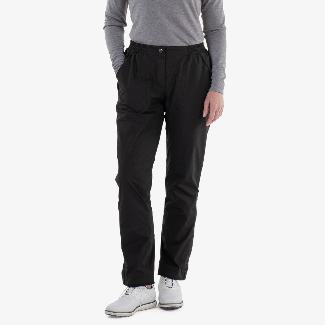 April is a Waterproof golf pants for Women in the color Black(1)