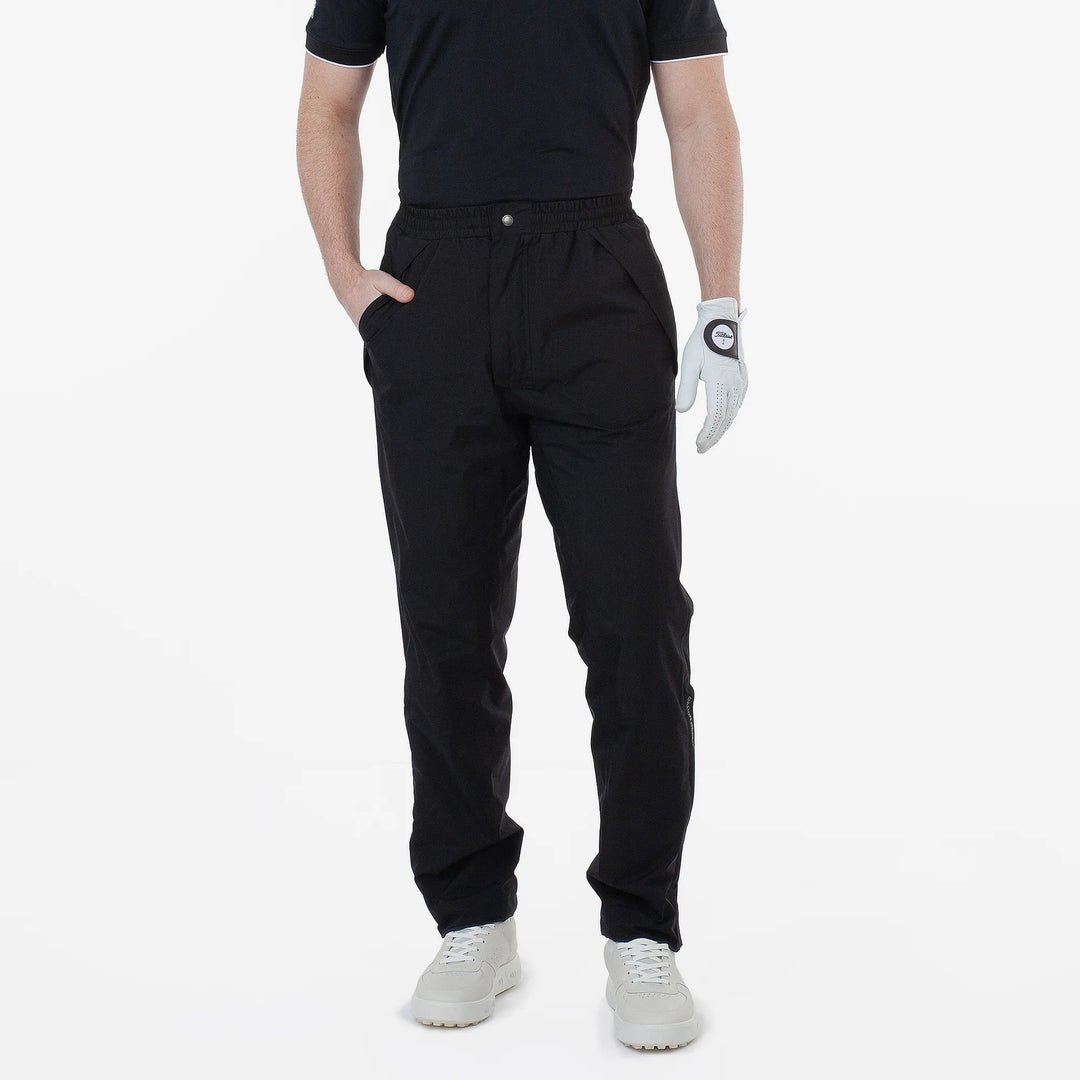 Aron is a Waterproof golf pants for Men in the color Black(1)
