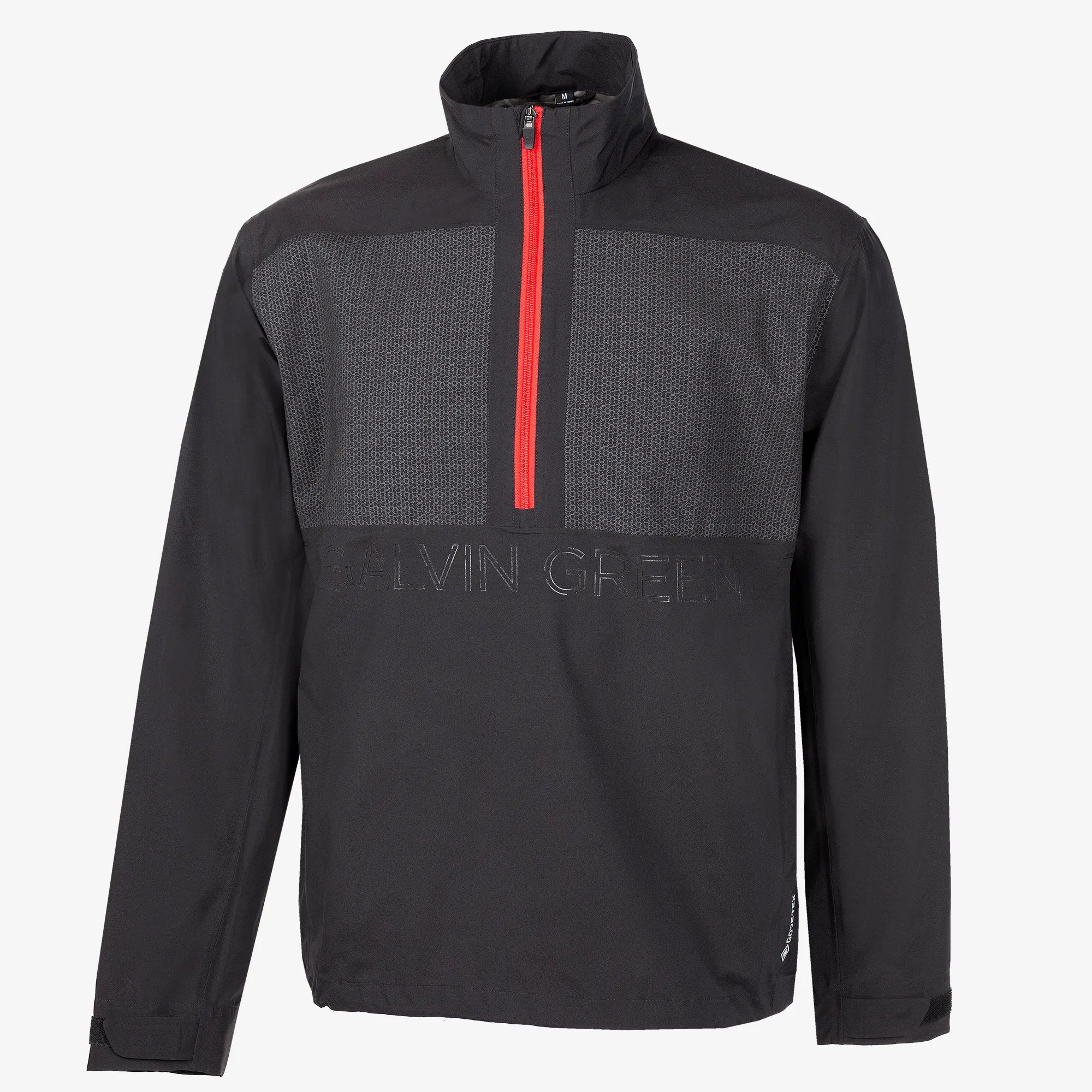 Ashford Waterproof golf jacket Black/Red – Galvin Green