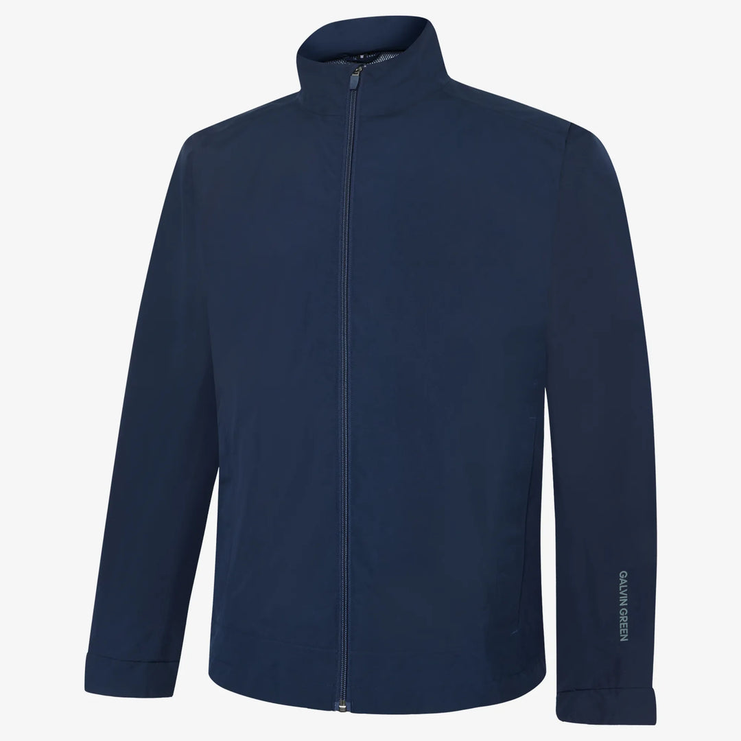 Aston is a Waterproof Golf Jacket for Men in the color Navy(0)