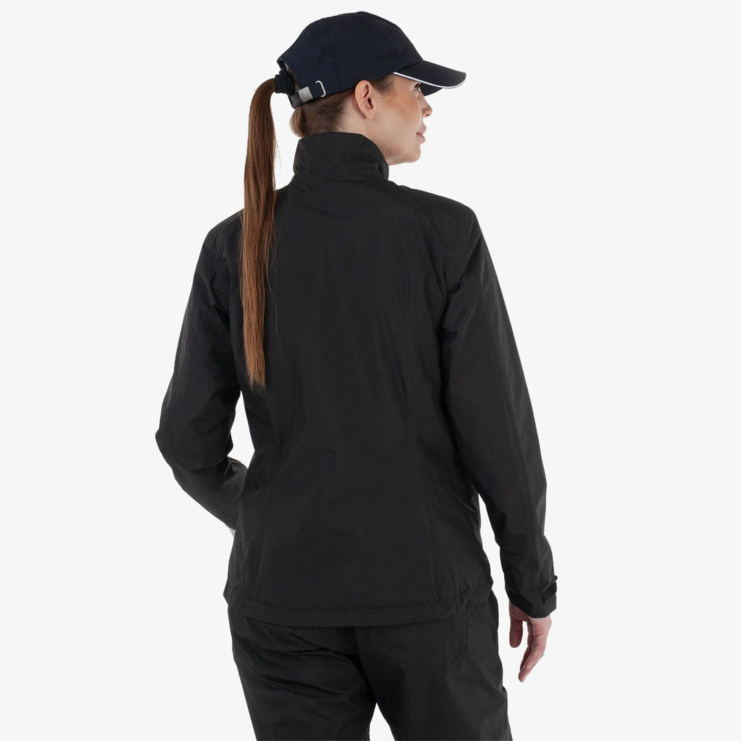 Ava is a Waterproof Golf Jacket for Women in the color Black(5)