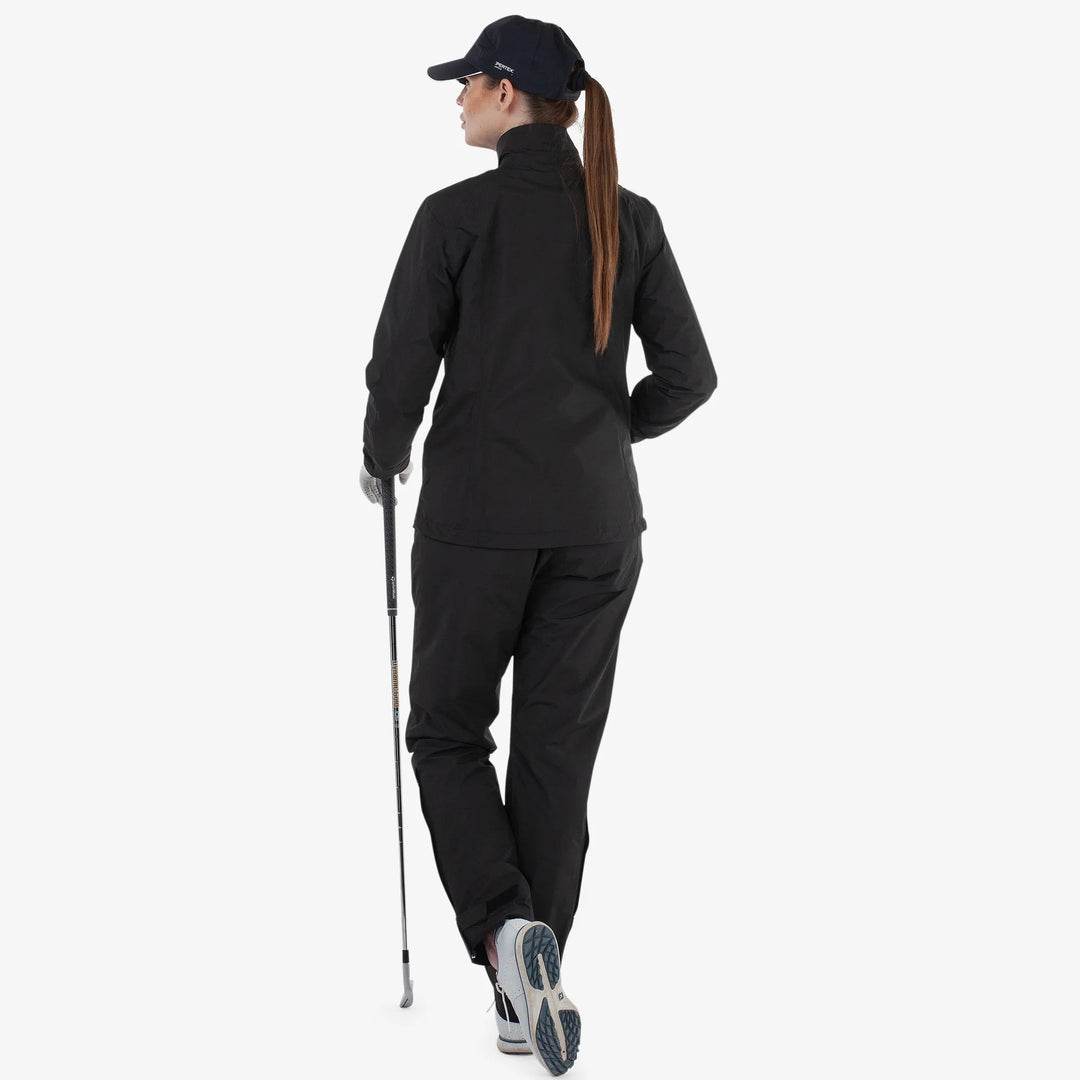 Ava is a Waterproof Golf Jacket for Women in the color Black(6)