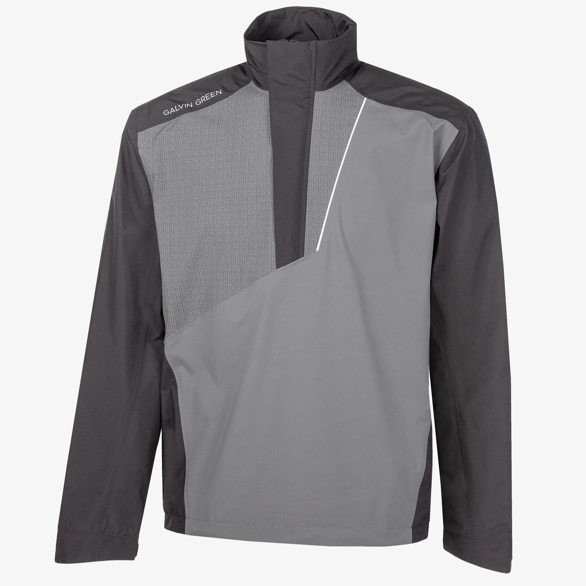 Axley Waterproof golf jacket Black/Forged Iron – Galvin Green
