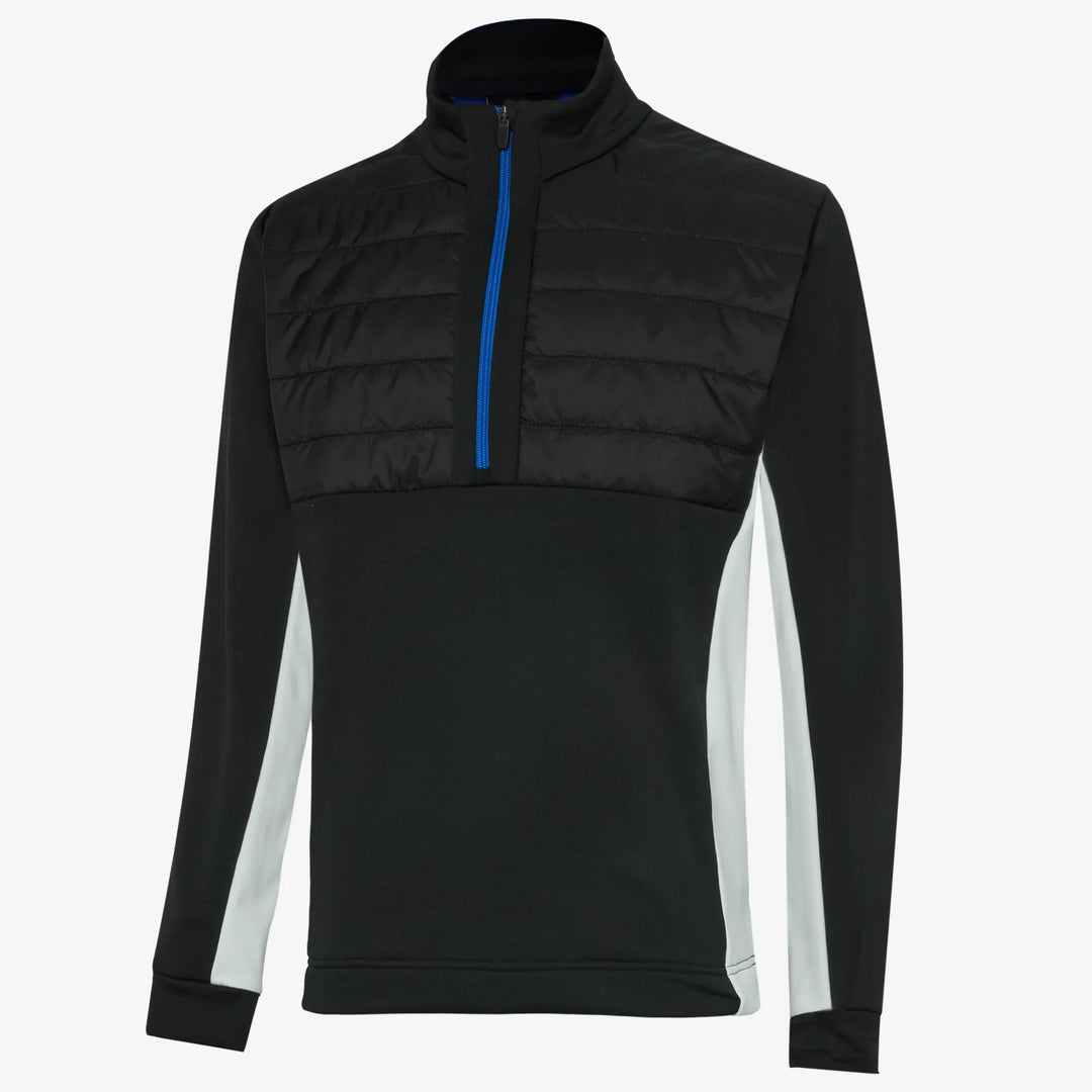 Dalton is a Insulating golf mid layer for Men in the color Black/Royal Blue(0)