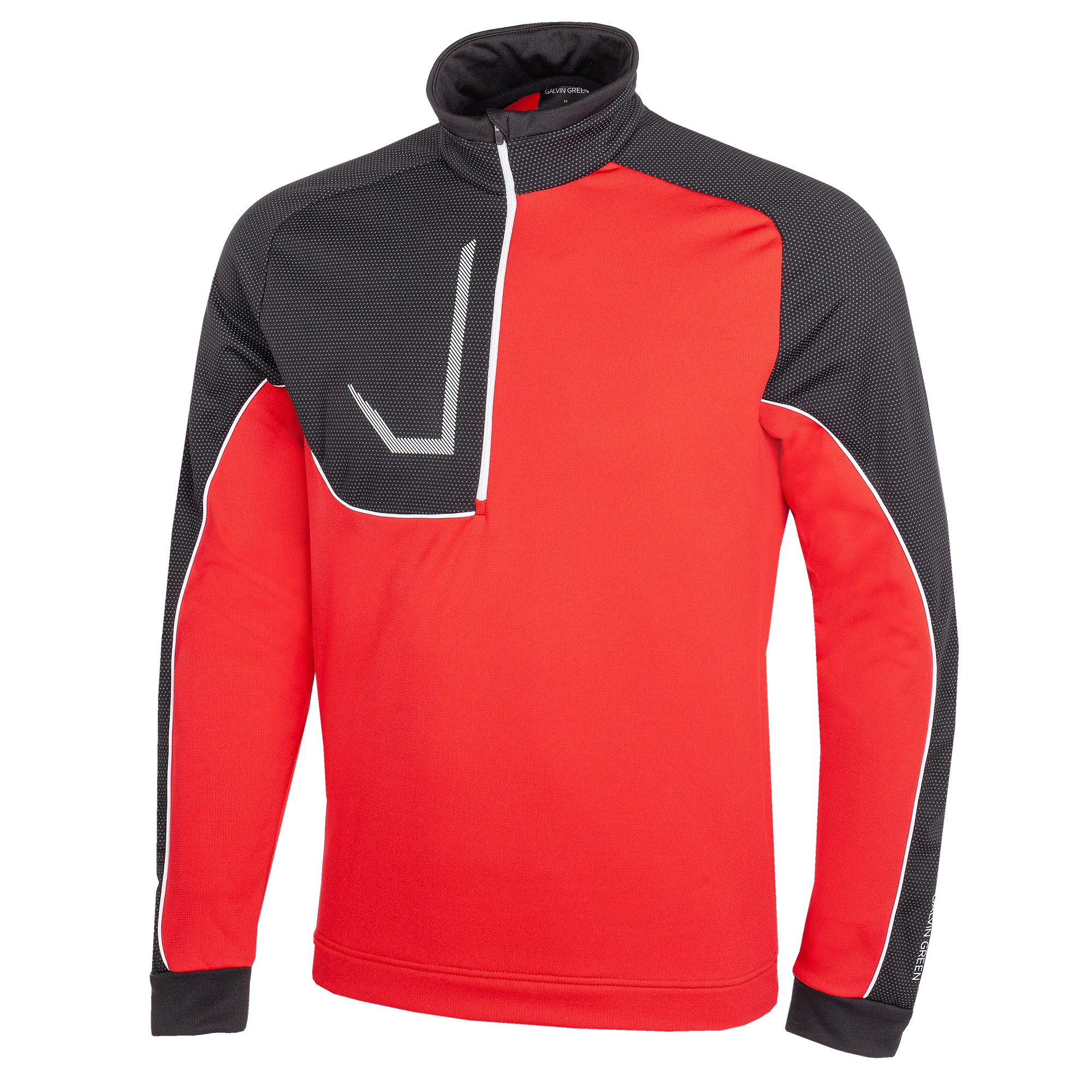 Daxton Insulating golf mid layer Red – Galvin Green