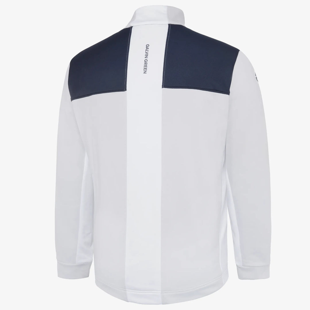 Dean is a Insulating golf mid layer for Men in the color Cool Grey/Navy(7)