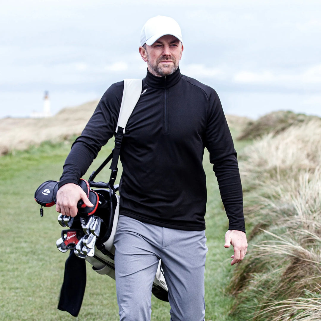 Drake is a Insulating golf mid layer for Men in the color Black(8)