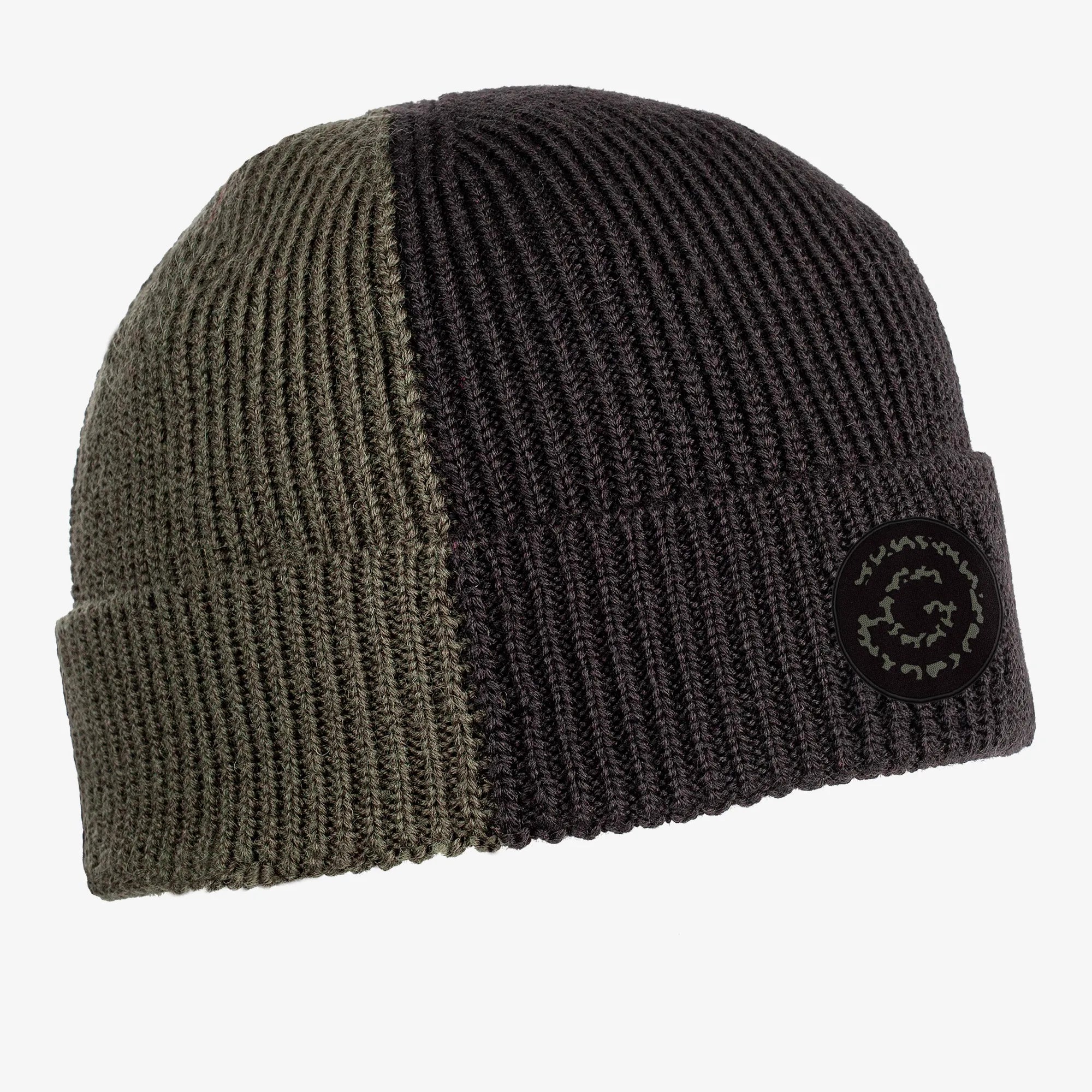 Drew Knitted golf hat Black/Duck Green – Galvin Green