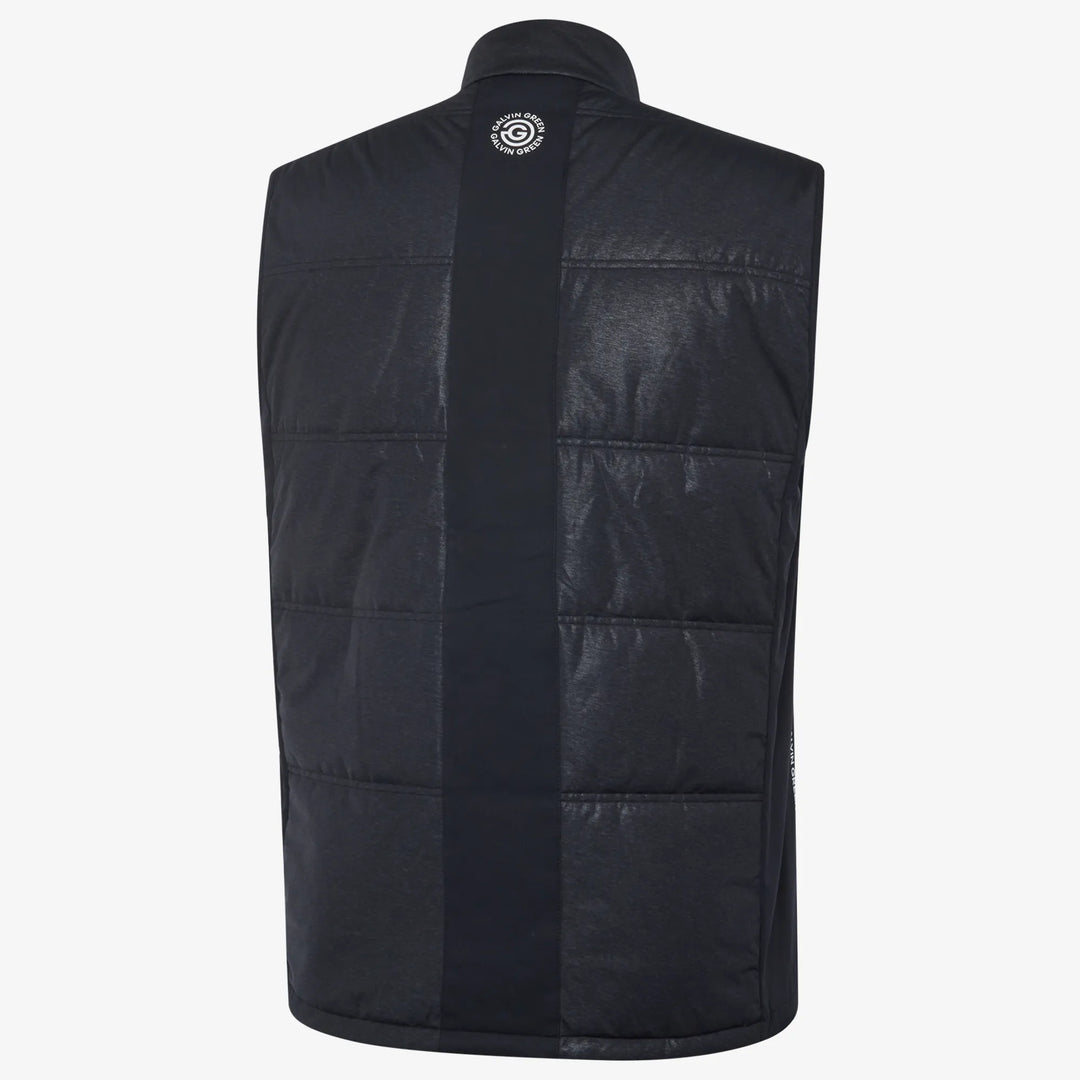 Lennox is a Windproof and water repellent golf vest for Men in the color Black(8)