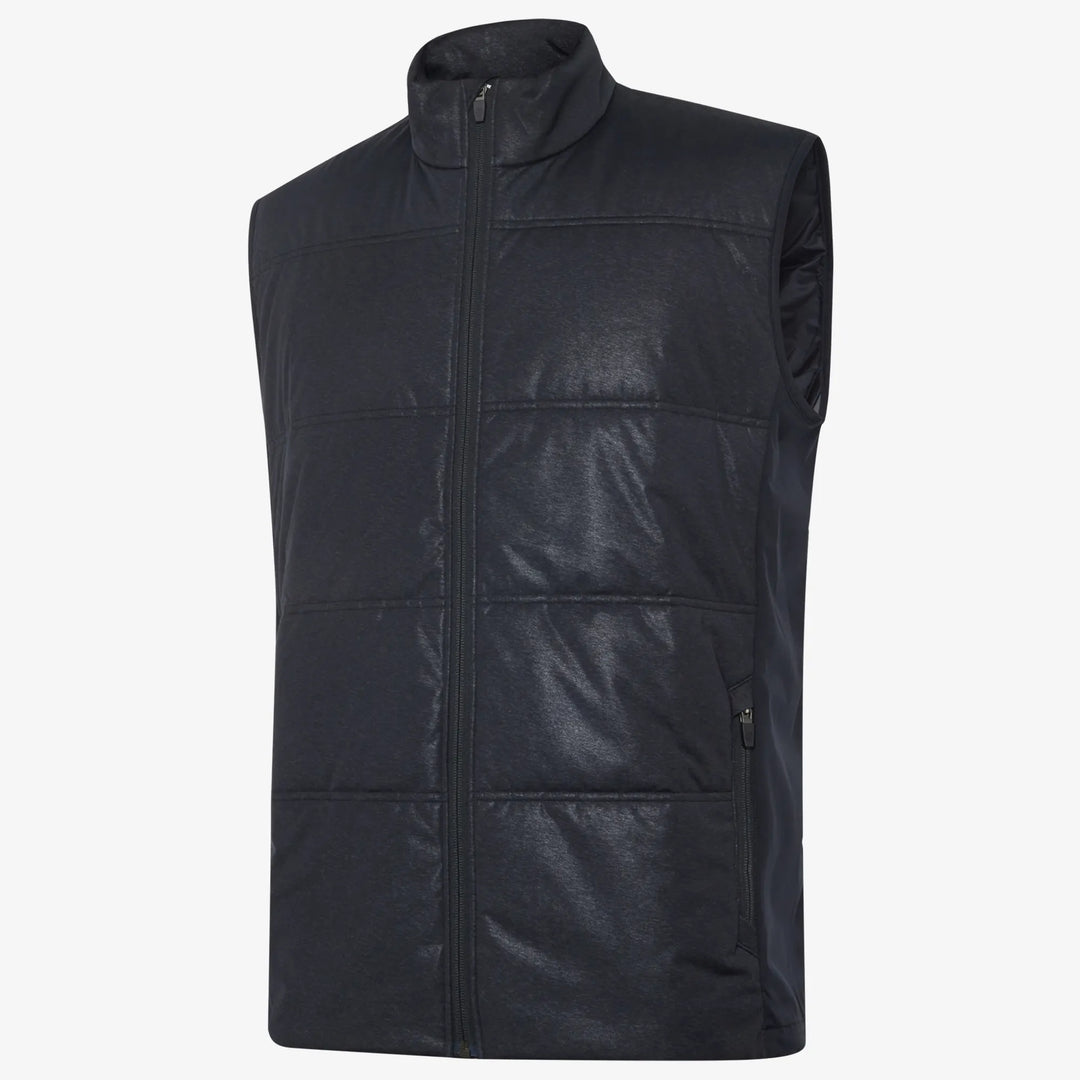 Lennox is a Windproof and water repellent golf vest for Men in the color Black(0)