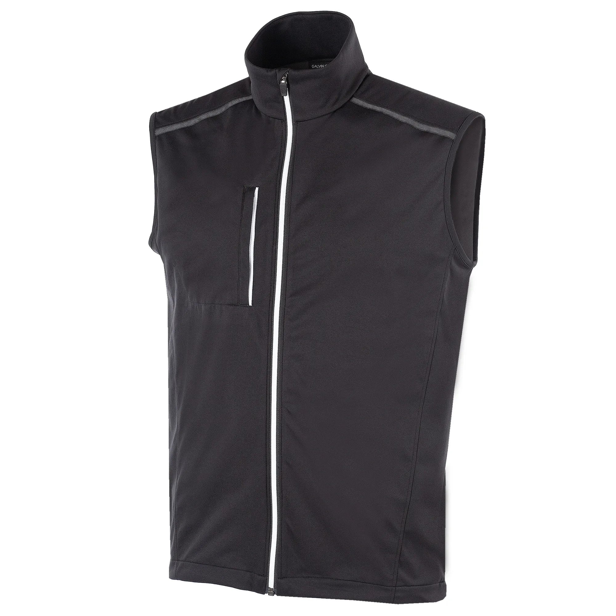 Lion Windproof and water repellent golf vest Black – Galvin Green