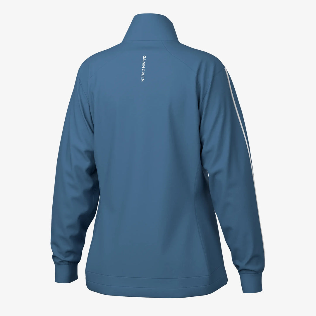 Lissy is a Windproof and water repellent golf jacket for Women in the color Moonlight Blue/White(8)