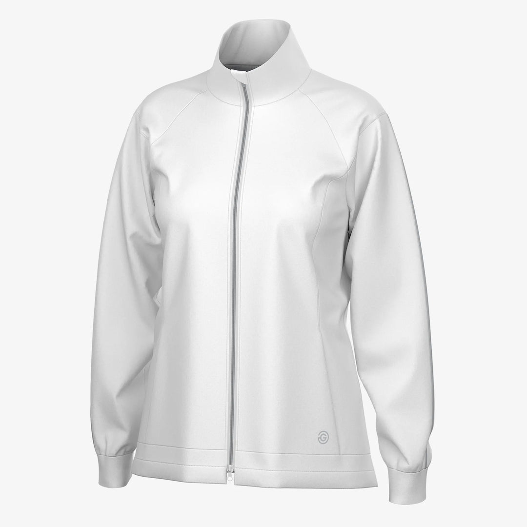 Lissy is a Windproof and water repellent golf jacket for Women in the color White/Cool Grey(0)