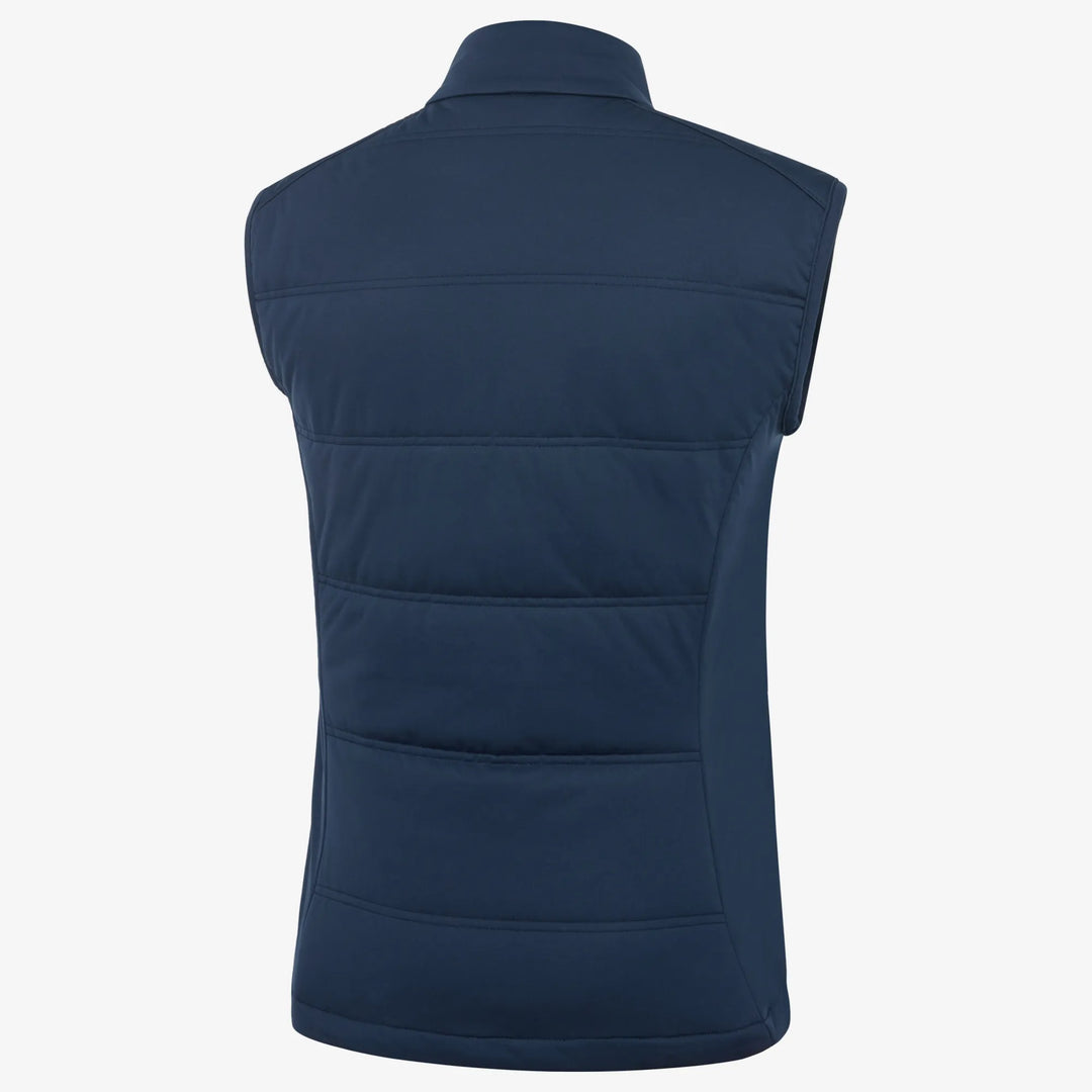 Luna is a Windproof and water repellent golf vest for Women in the color Navy(6)