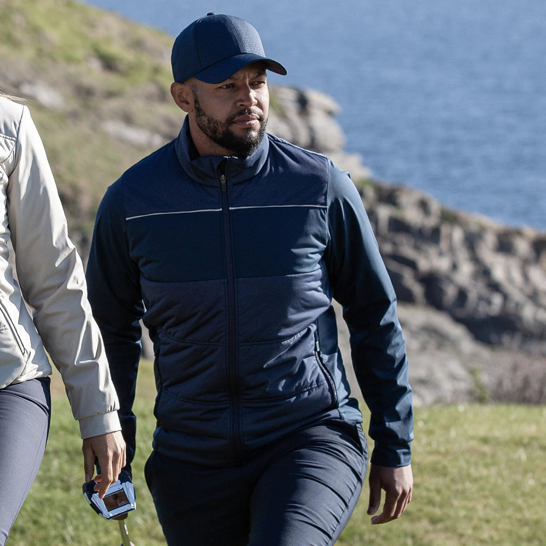 Lennon is a Windproof and water repellent golf jacket for Men in the color Navy(7)