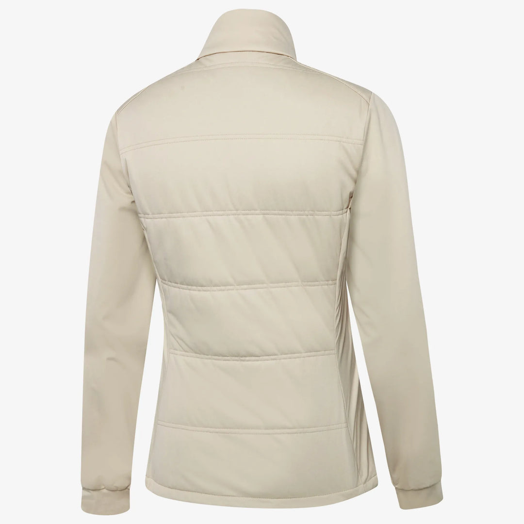 Lydia is a Windproof and water repellent golf jacket for Women in the color Sand(6)