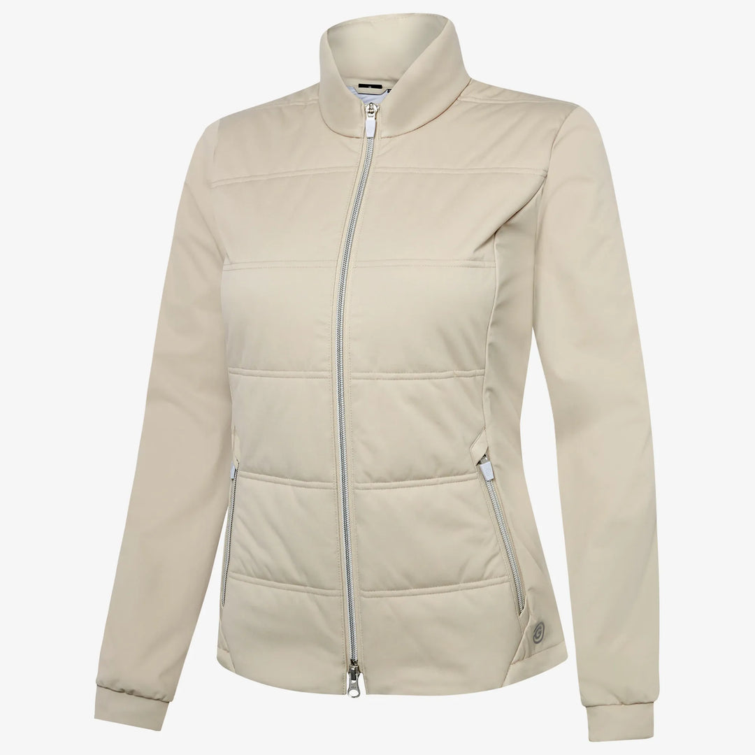 Lydia is a Windproof and water repellent golf jacket for Women in the color Sand(0)