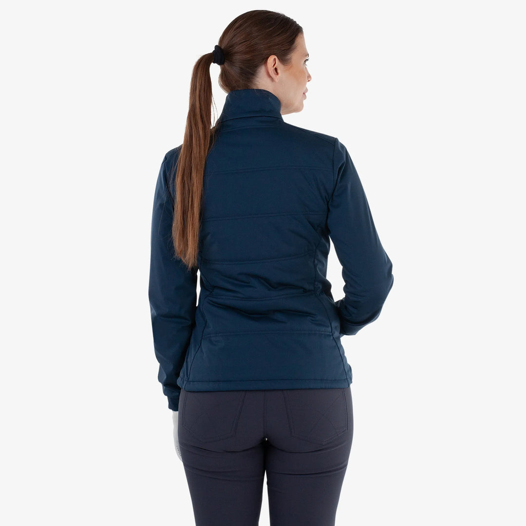 Lydia is a Windproof and water repellent golf jacket for Women in the color Navy(4)