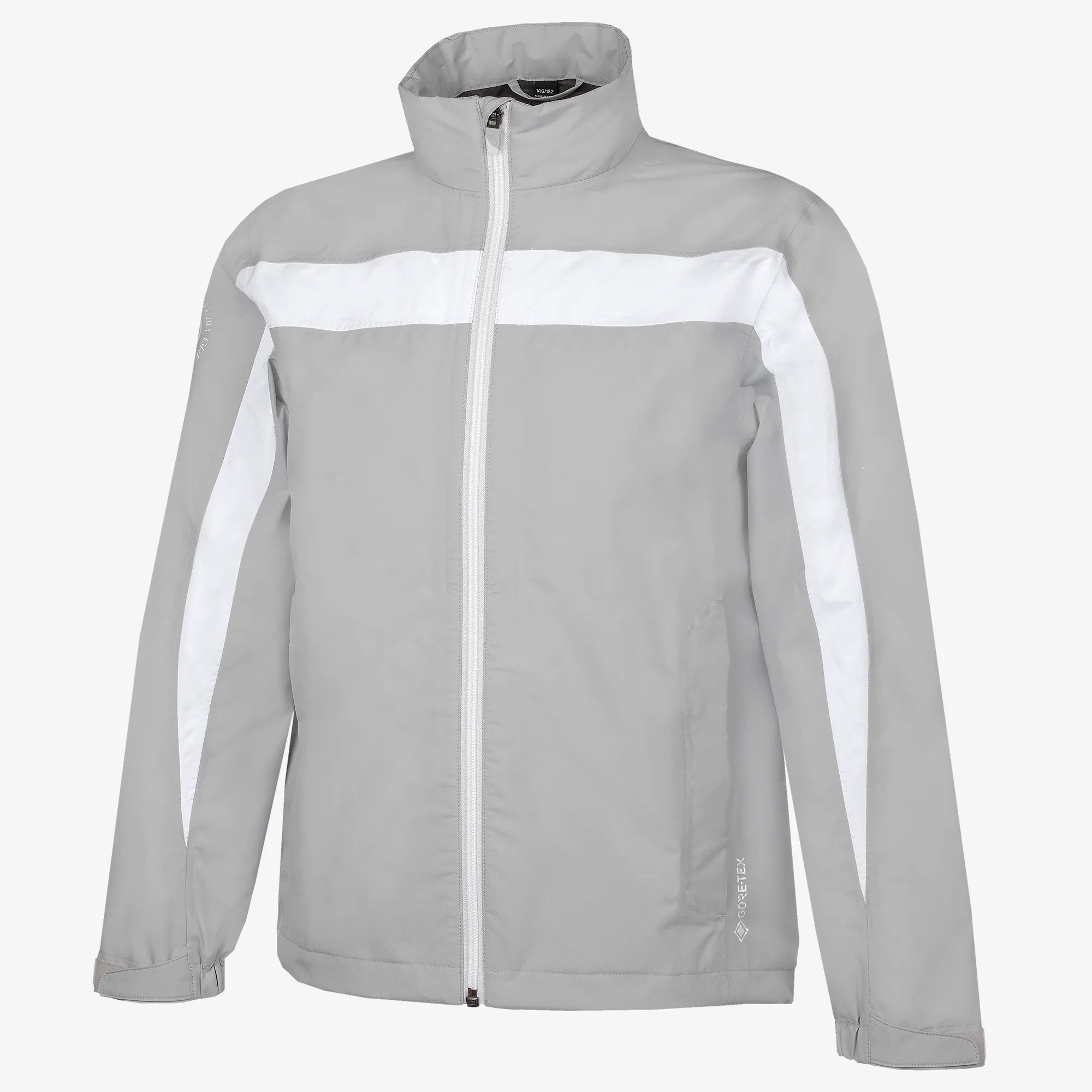 Robert Waterproof golf jacket Sharkskin/White – Galvin Green