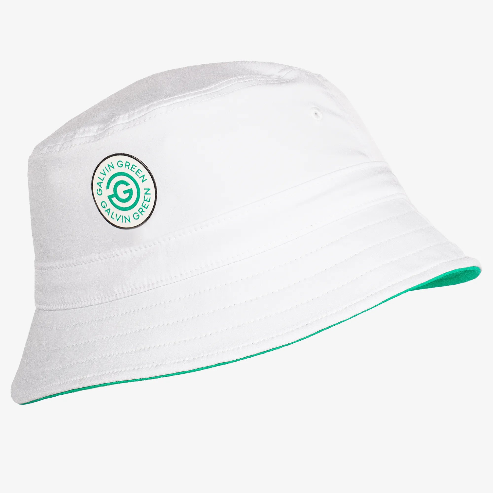 Spencer Golf bucket hat White – Galvin Green