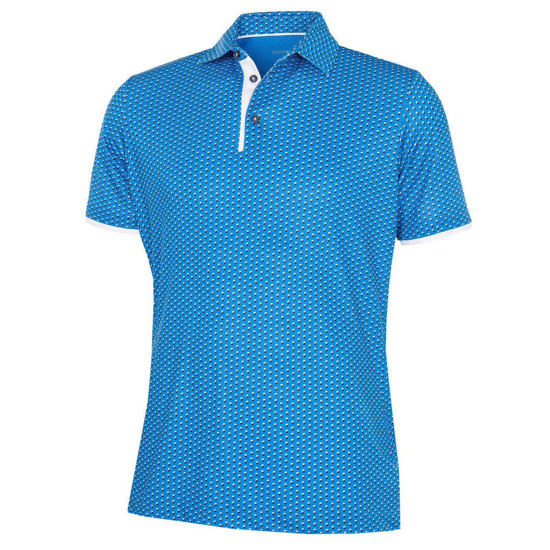 Mark is a Breathable short sleeve shirt for Men in the color Blue Bell(0)