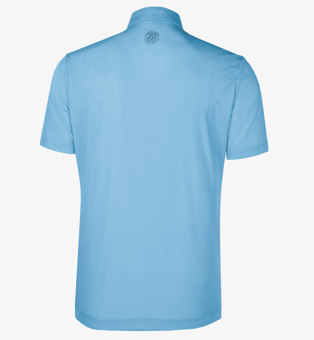 Marv is a Breathable short sleeve golf shirt for Men in the color Crystal Blue Melange(8)