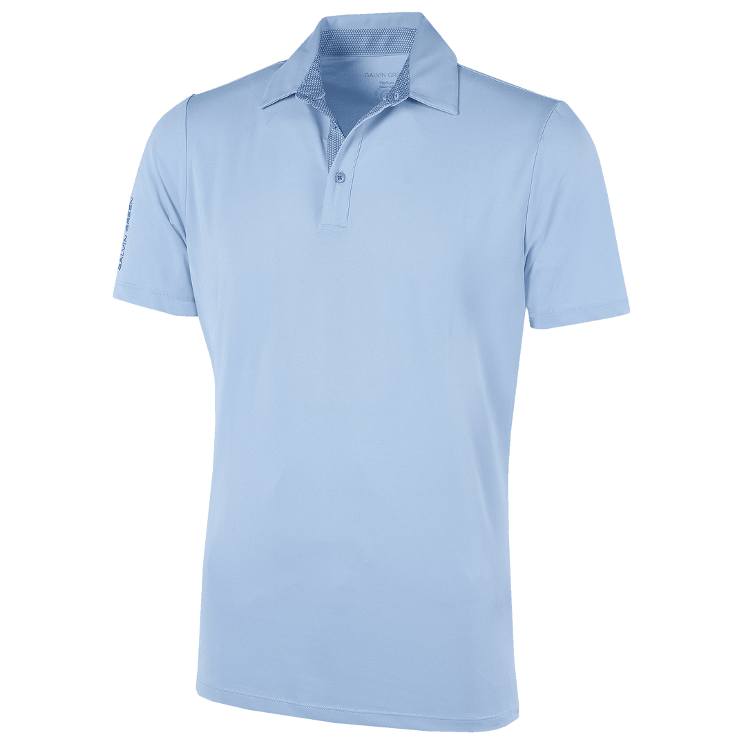 Milan is a Breathable short sleeve shirt for Men in the color Blue Bell(0)