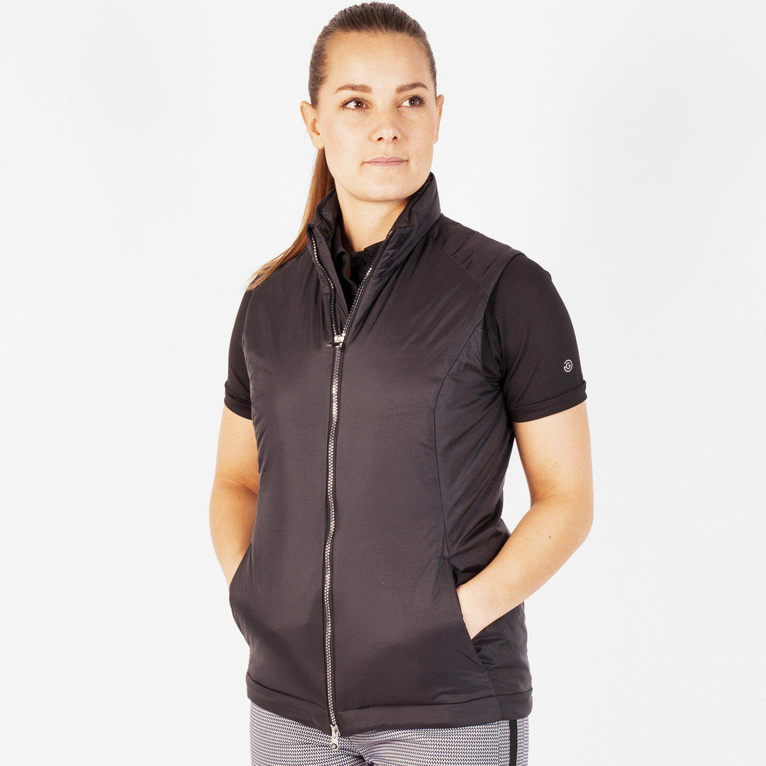 Lizl is a Windproof and water repellent vest for Women in the color Black(1)