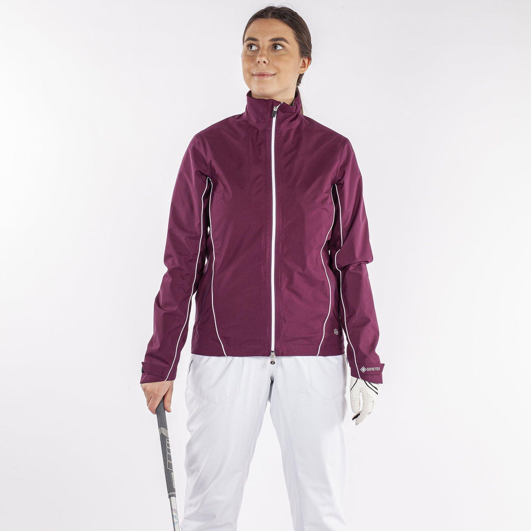 Arissa is a Waterproof jacket for Women in the color Sporty Red(1)