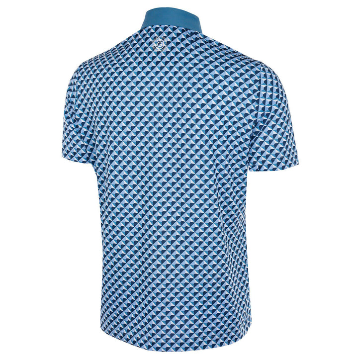 Mercer is a Breathable short sleeve shirt for Men in the color Blue Bell(10)