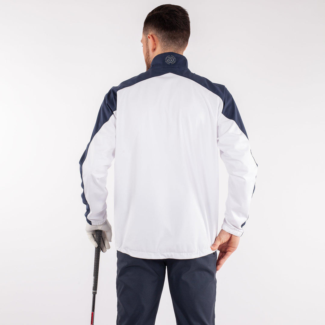 Lucas is a Windproof and water repellent golf jacket for Men in the color Fantastic Blue(4)