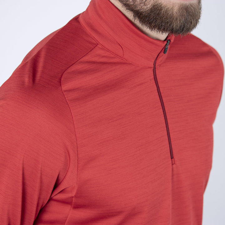 Dixon is a Insulating golf mid layer for Men in the color Red(3)