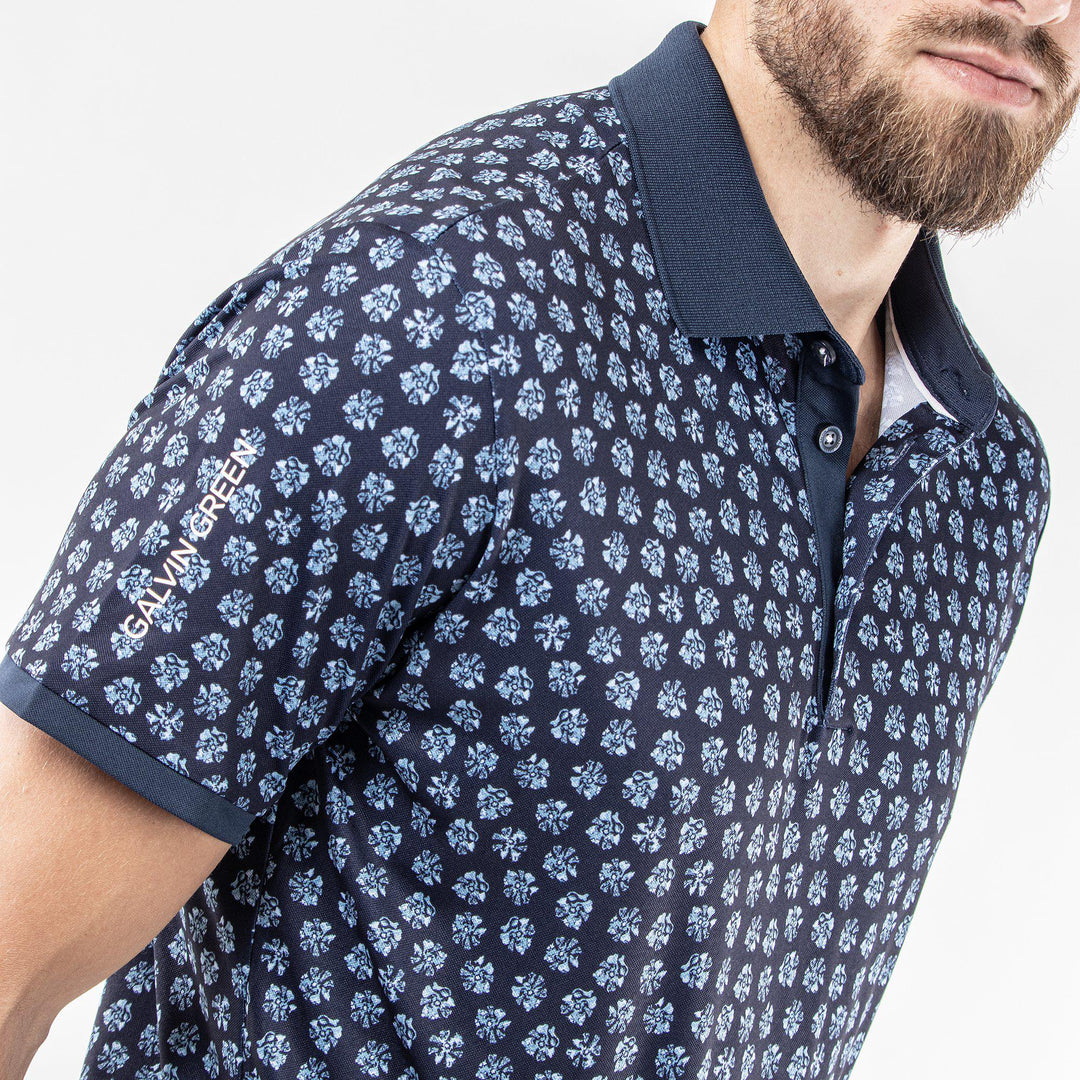Murphy is a Breathable short sleeve shirt for Men in the color Navy(4)