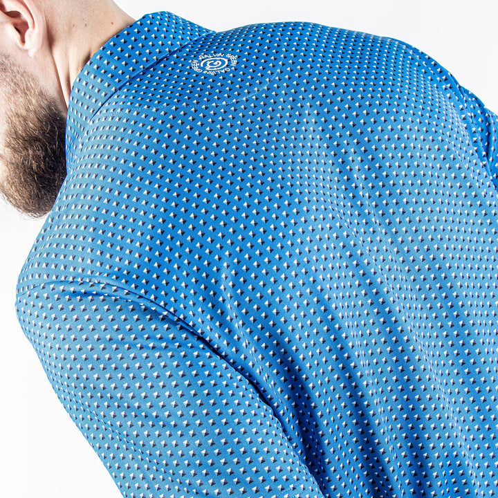 Mark is a Breathable short sleeve shirt for Men in the color Blue Bell(7)
