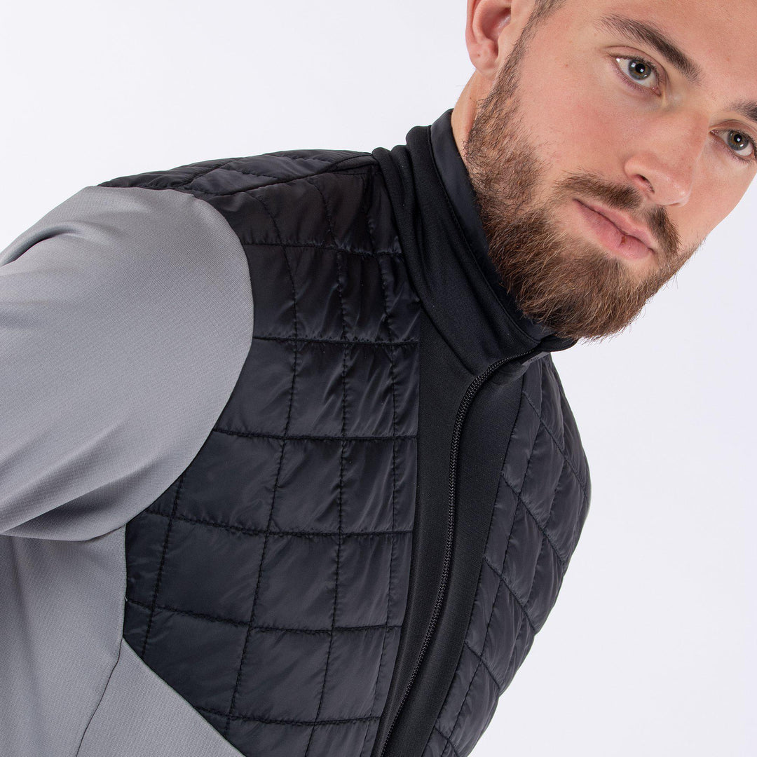 Damian is a Insulating mid layer for Men in the color Sharkskin(6)