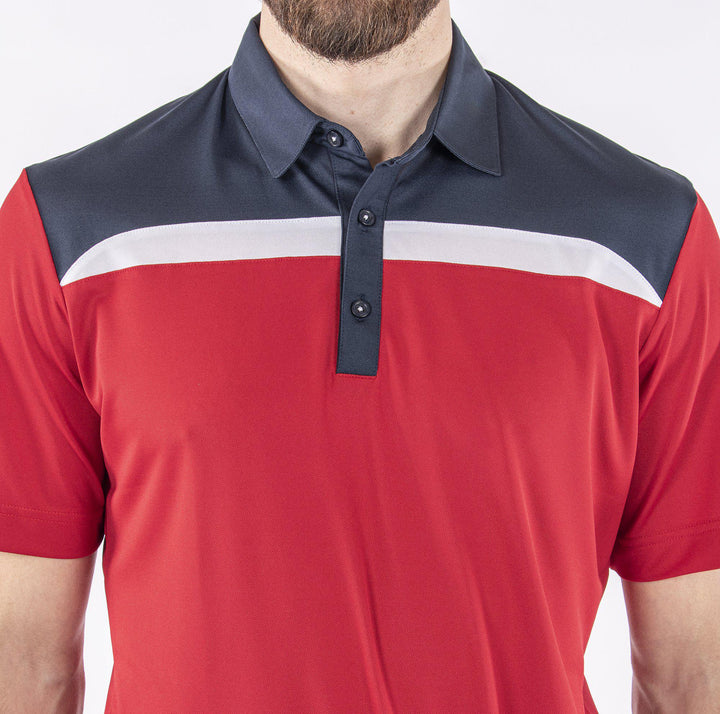 Mapping is a Breathable short sleeve shirt for Men in the color Red(4)