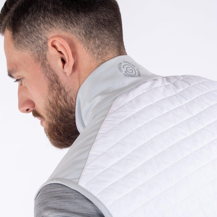 Louie is a Windproof and water repellent vest for Men in the color White(7)